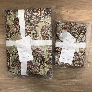 Pottery Barn Dottie Kalamkari F/Q Duvet & Standard Sham NEW